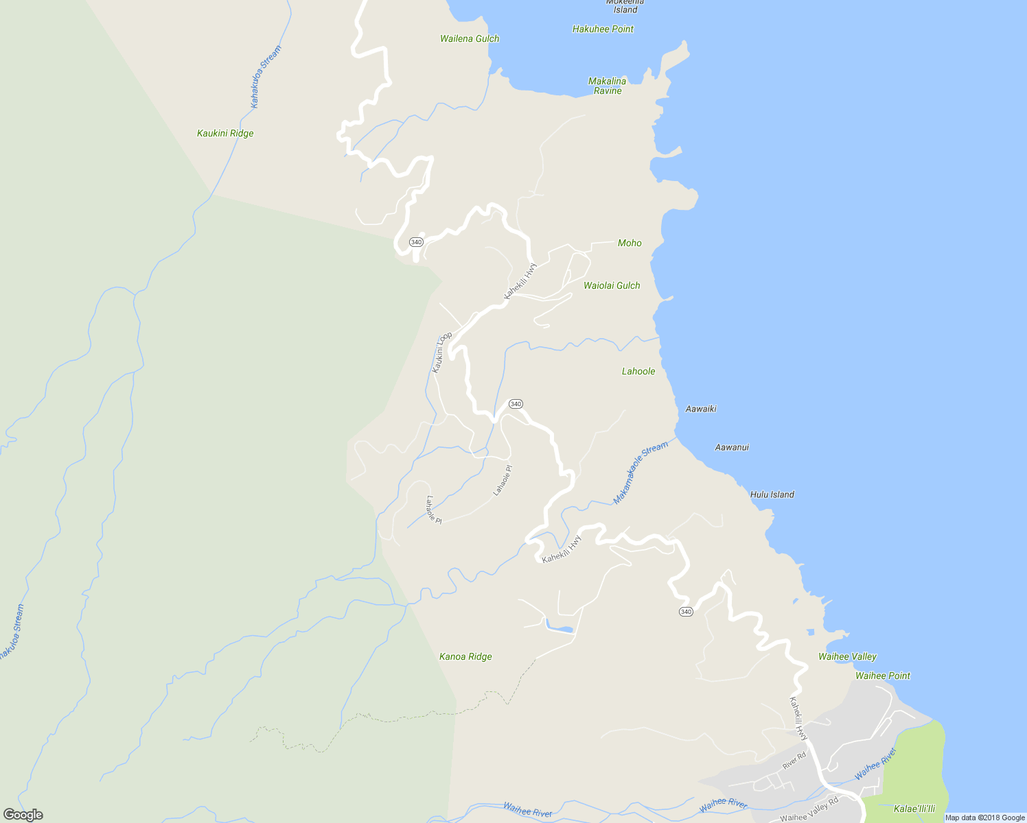 map of restaurants, bars, coffee shops, grocery stores, and more near 0 Kaukini Loop in Wailuku