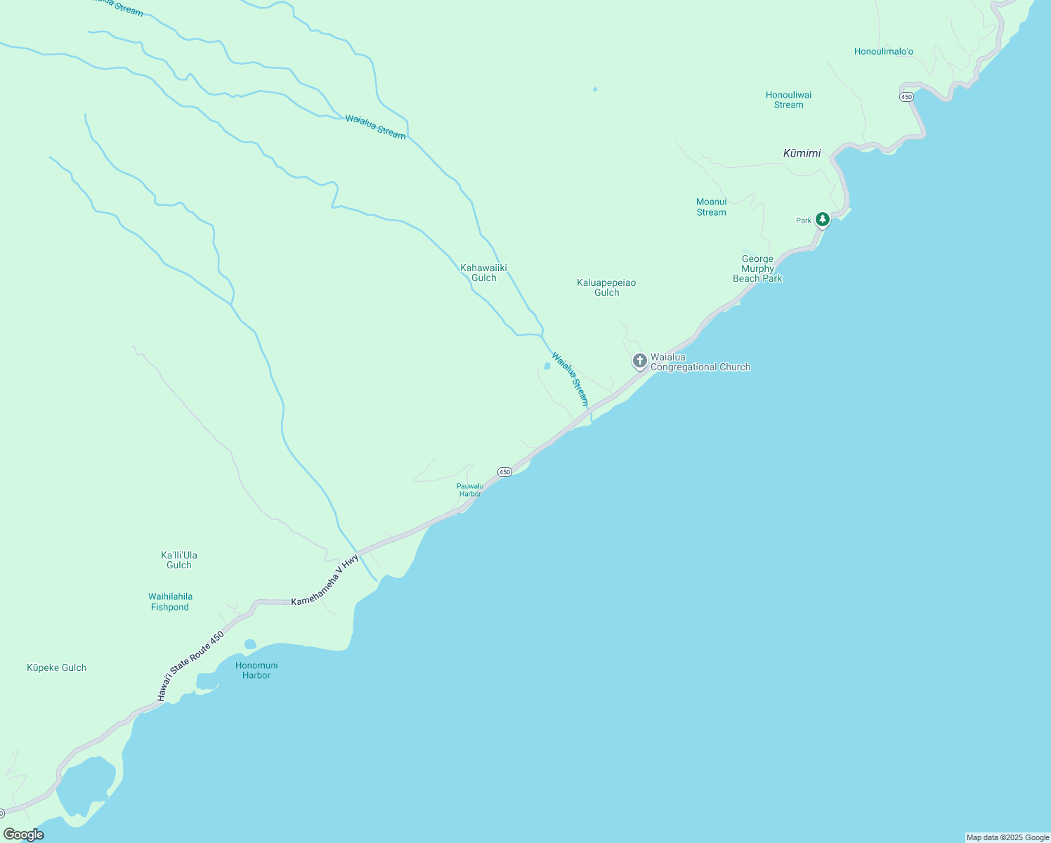 map of restaurants, bars, coffee shops, grocery stores, and more near 10-001 Kamehameha V Highway in Kaunakakai