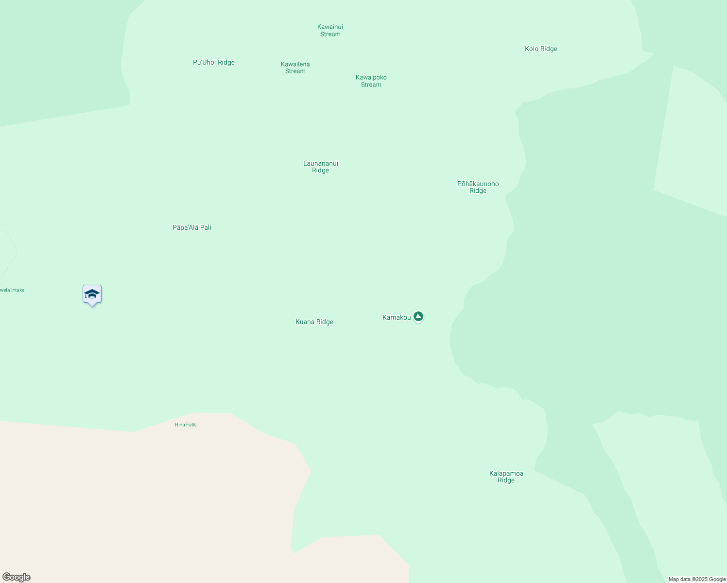 map of restaurants, bars, coffee shops, grocery stores, and more near in Kualapuu