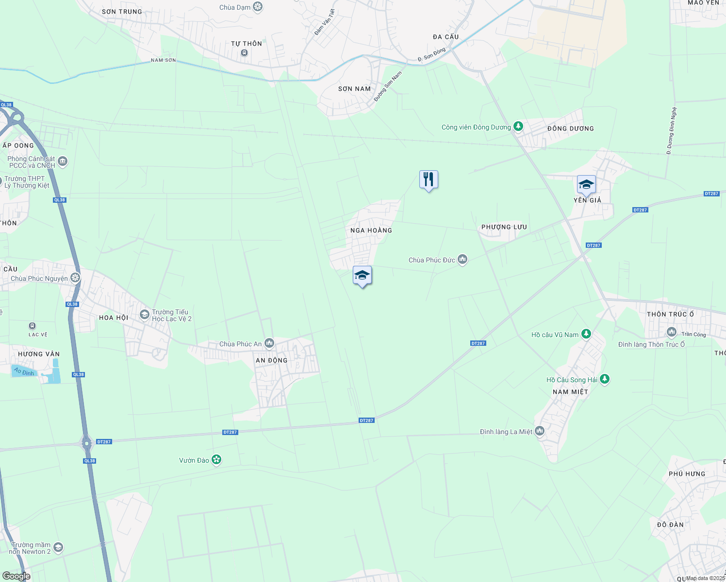 map of restaurants, bars, coffee shops, grocery stores, and more near in 