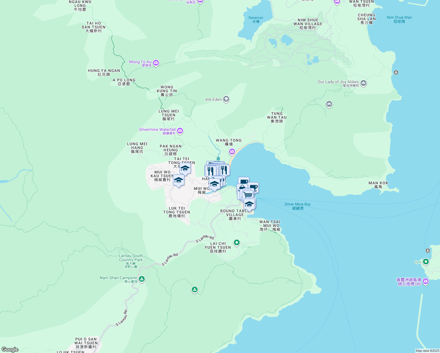 map of restaurants, bars, coffee shops, grocery stores, and more near in 