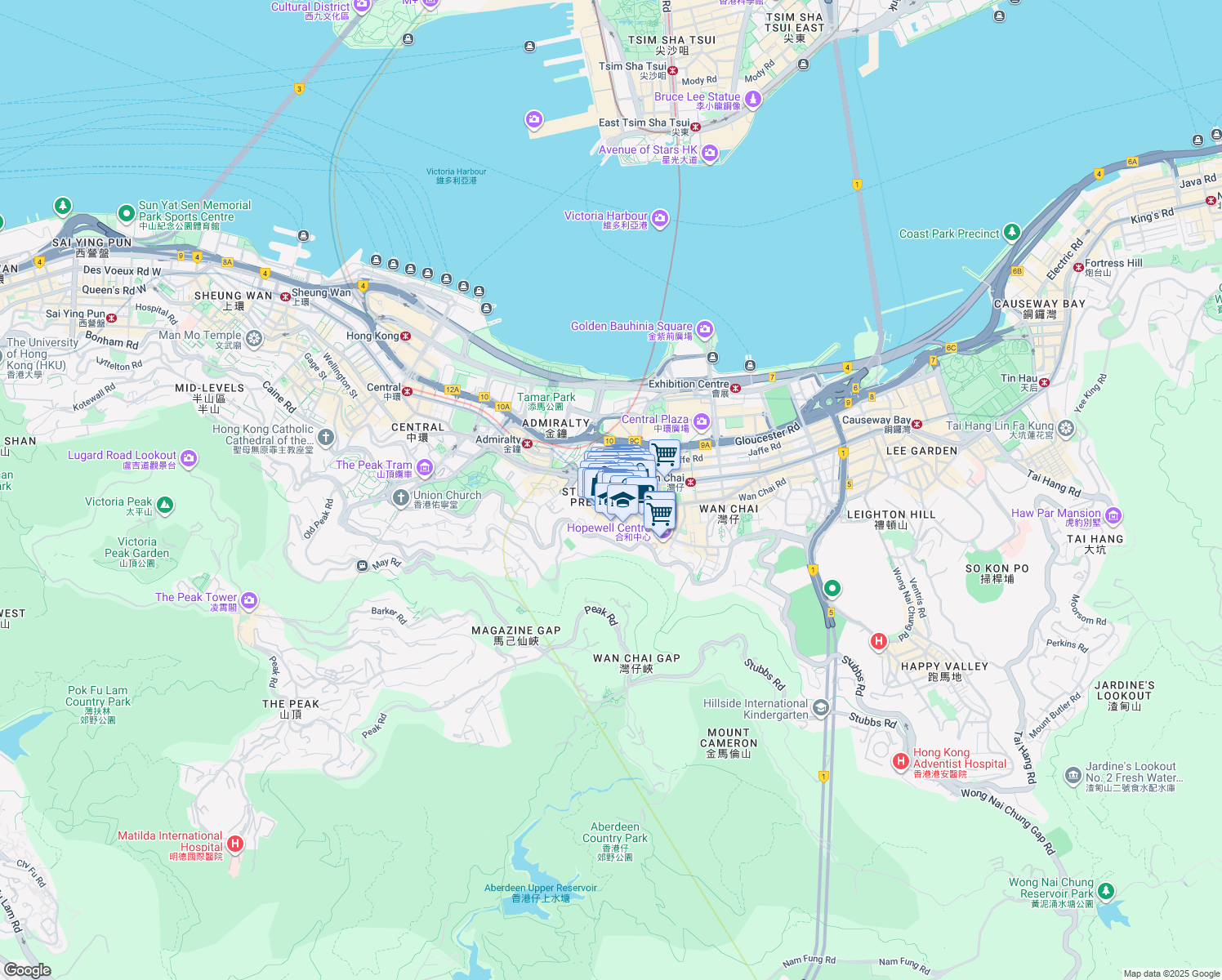 map of restaurants, bars, coffee shops, grocery stores, and more near in 