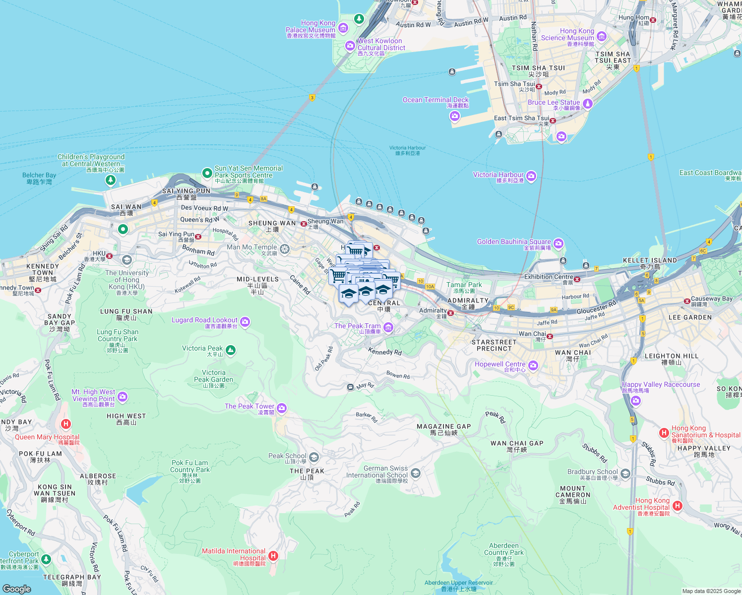 map of restaurants, bars, coffee shops, grocery stores, and more near in 