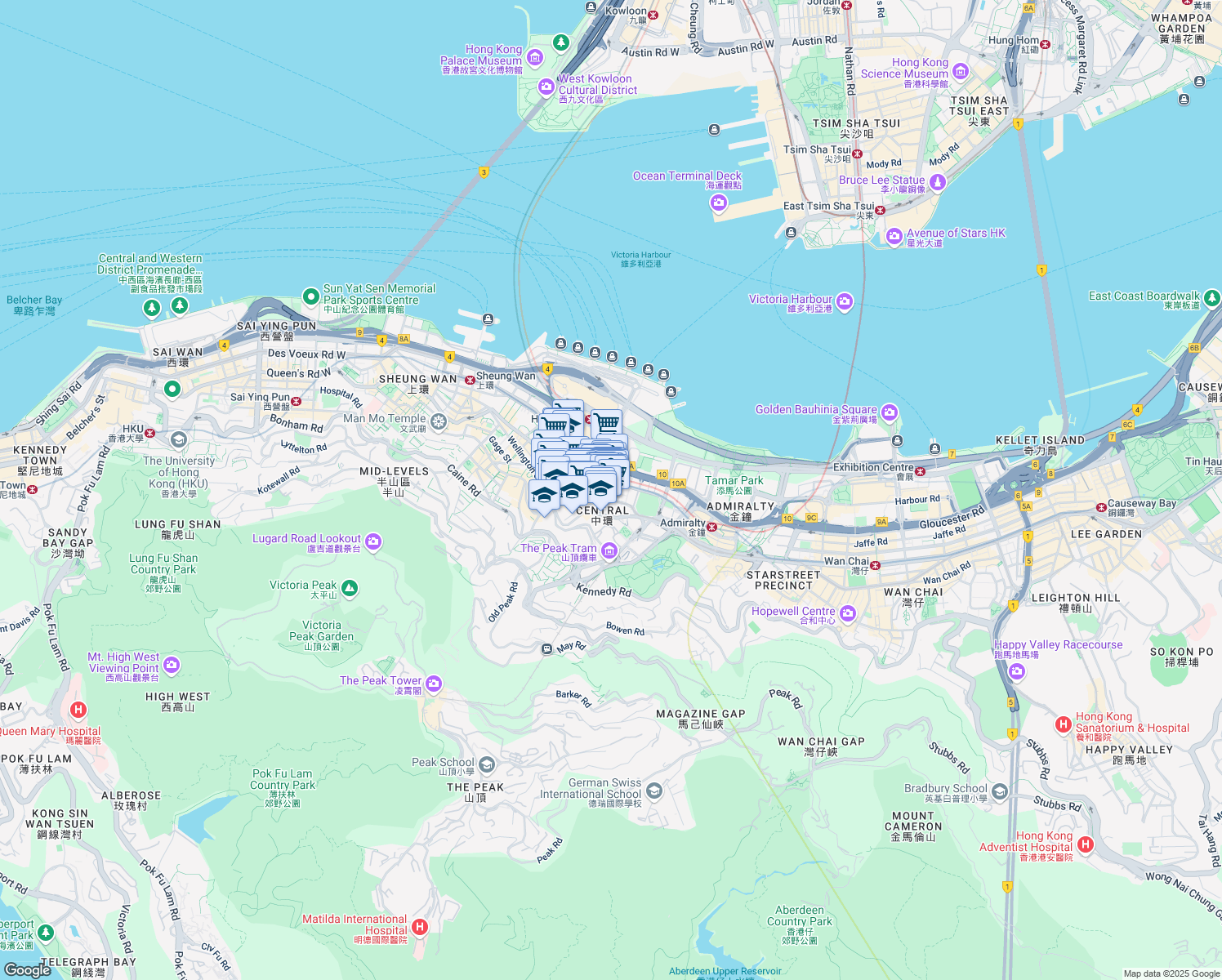 map of restaurants, bars, coffee shops, grocery stores, and more near in 