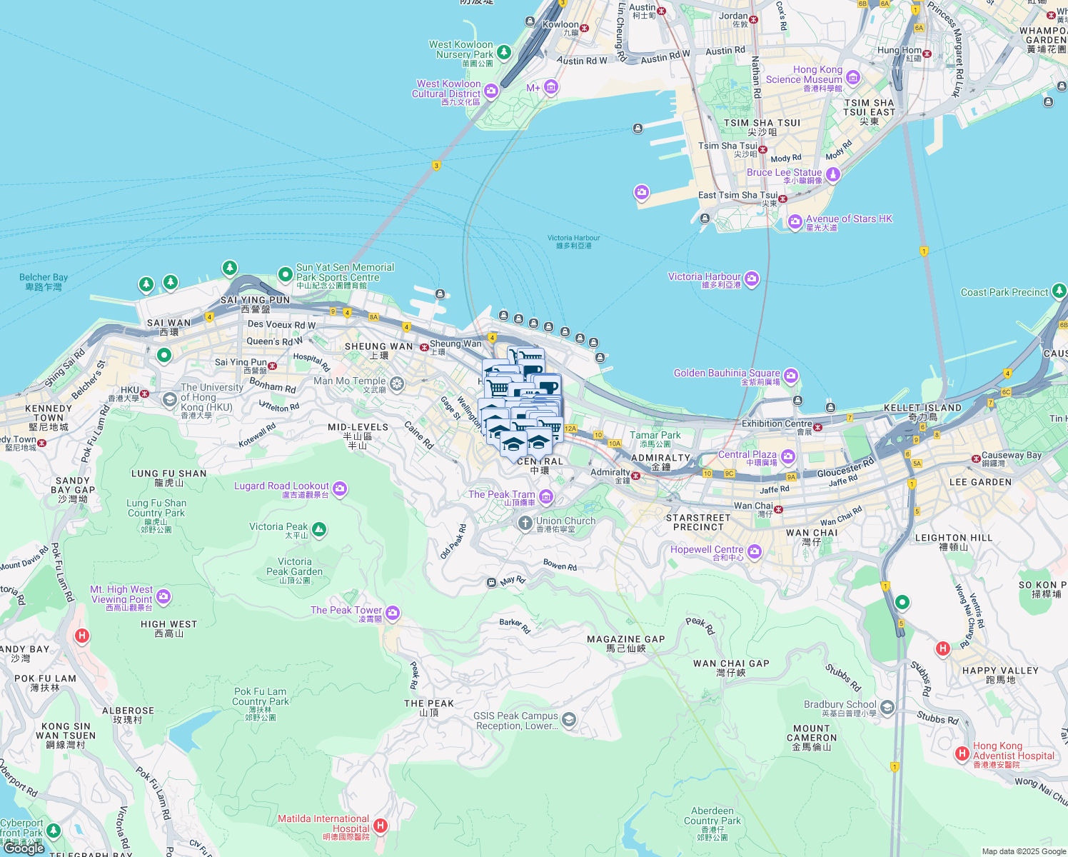 map of restaurants, bars, coffee shops, grocery stores, and more near in 