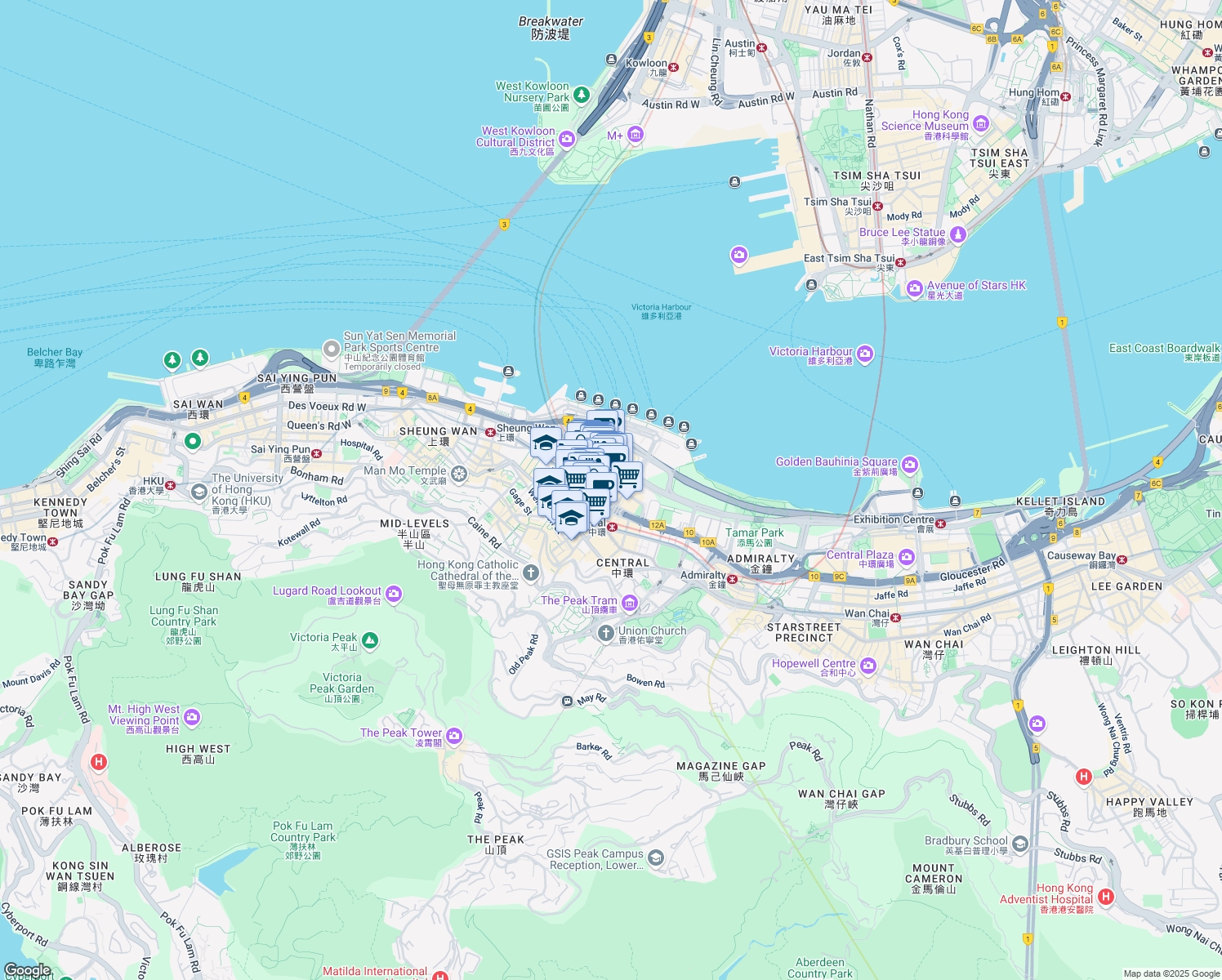 map of restaurants, bars, coffee shops, grocery stores, and more near in 
