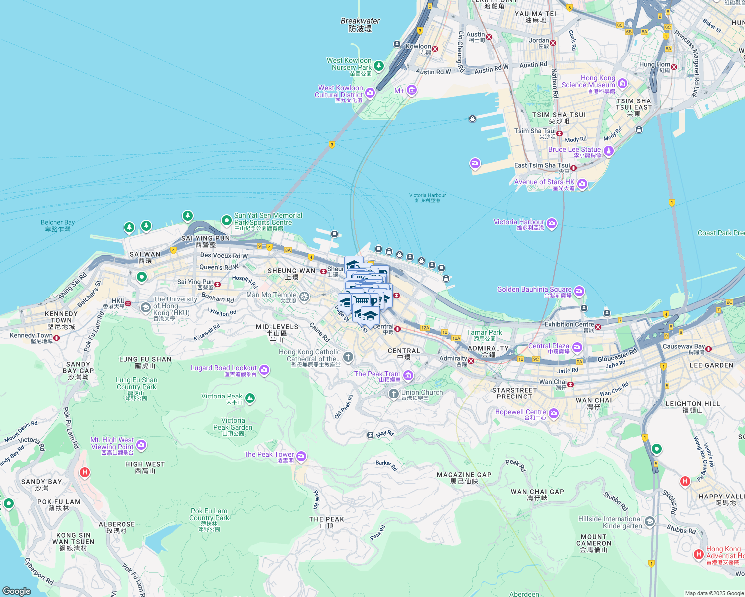 map of restaurants, bars, coffee shops, grocery stores, and more near in 