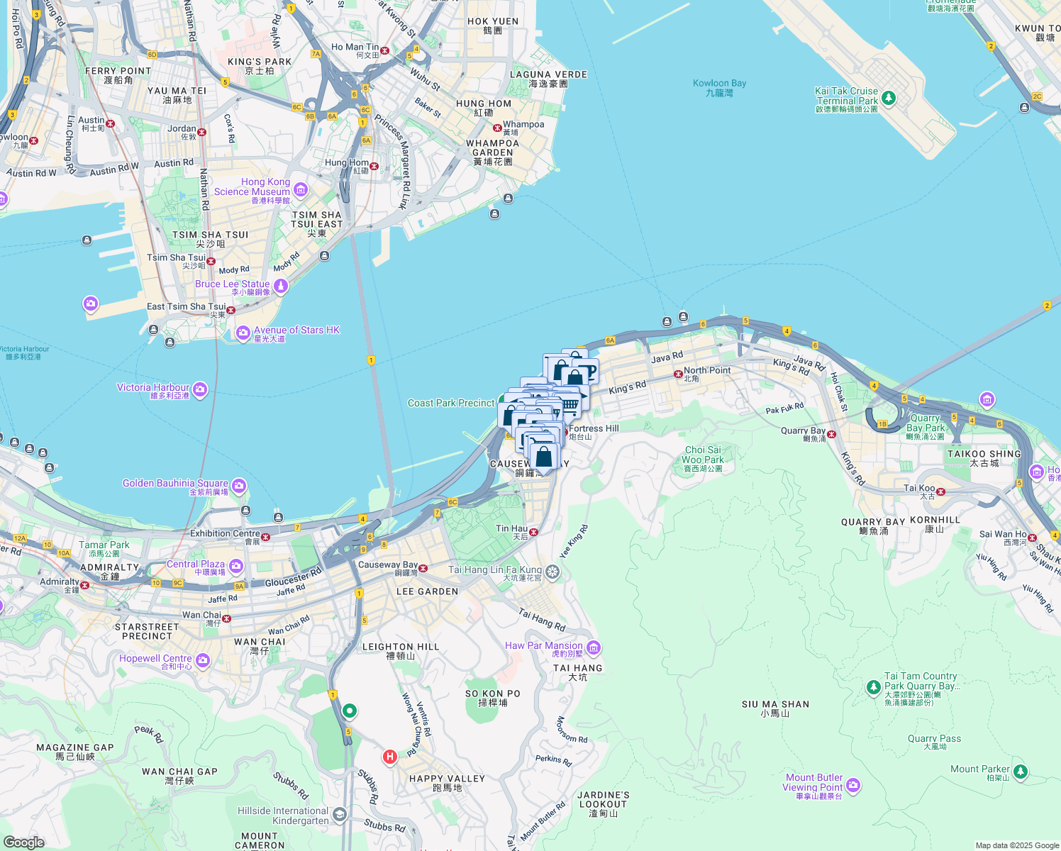 map of restaurants, bars, coffee shops, grocery stores, and more near in 
