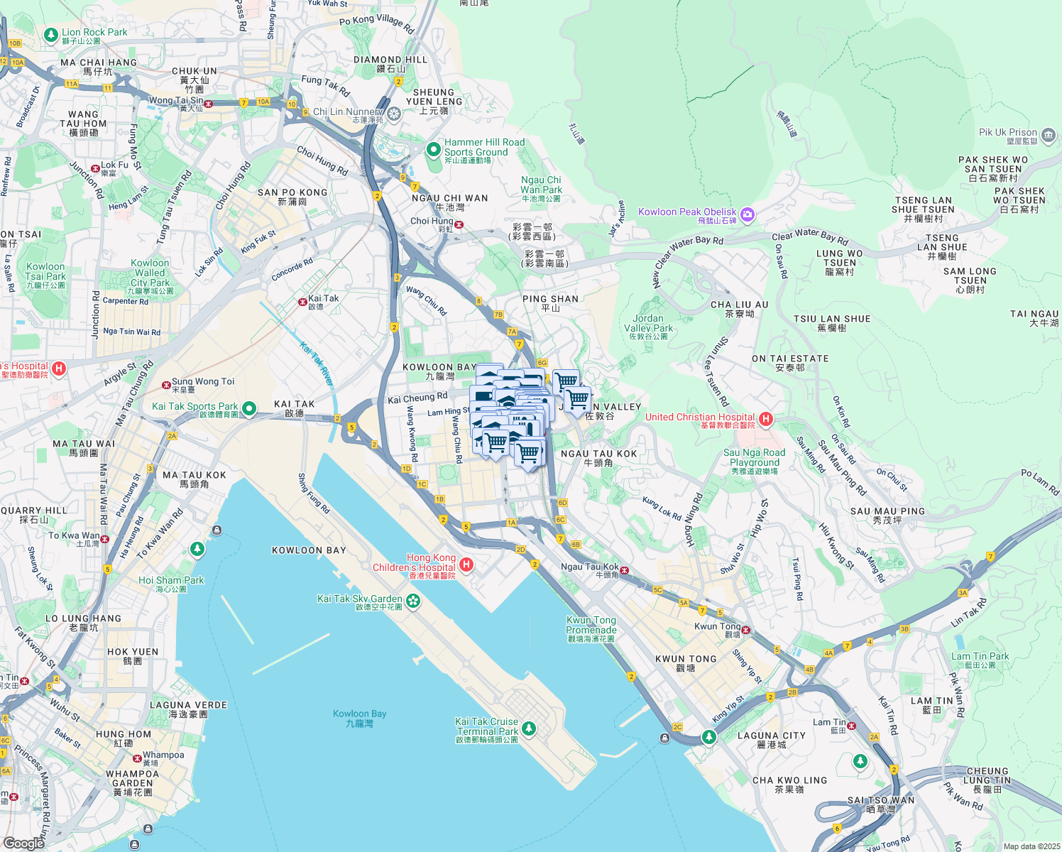 map of restaurants, bars, coffee shops, grocery stores, and more near in 