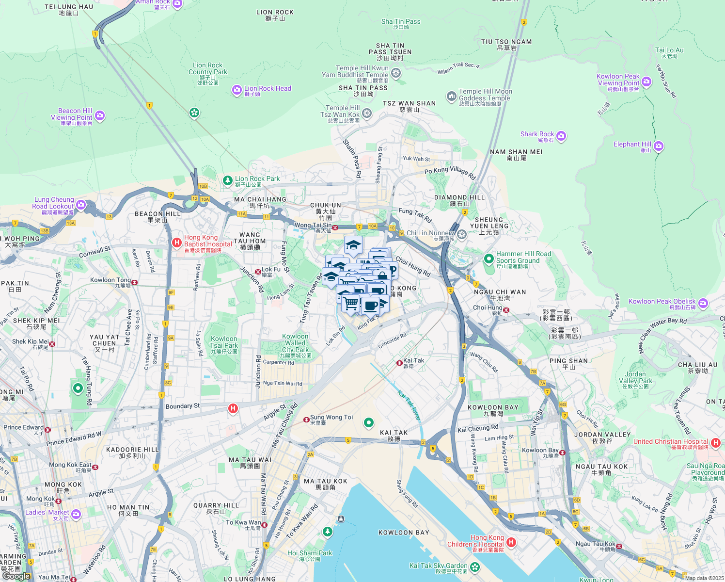 map of restaurants, bars, coffee shops, grocery stores, and more near in 