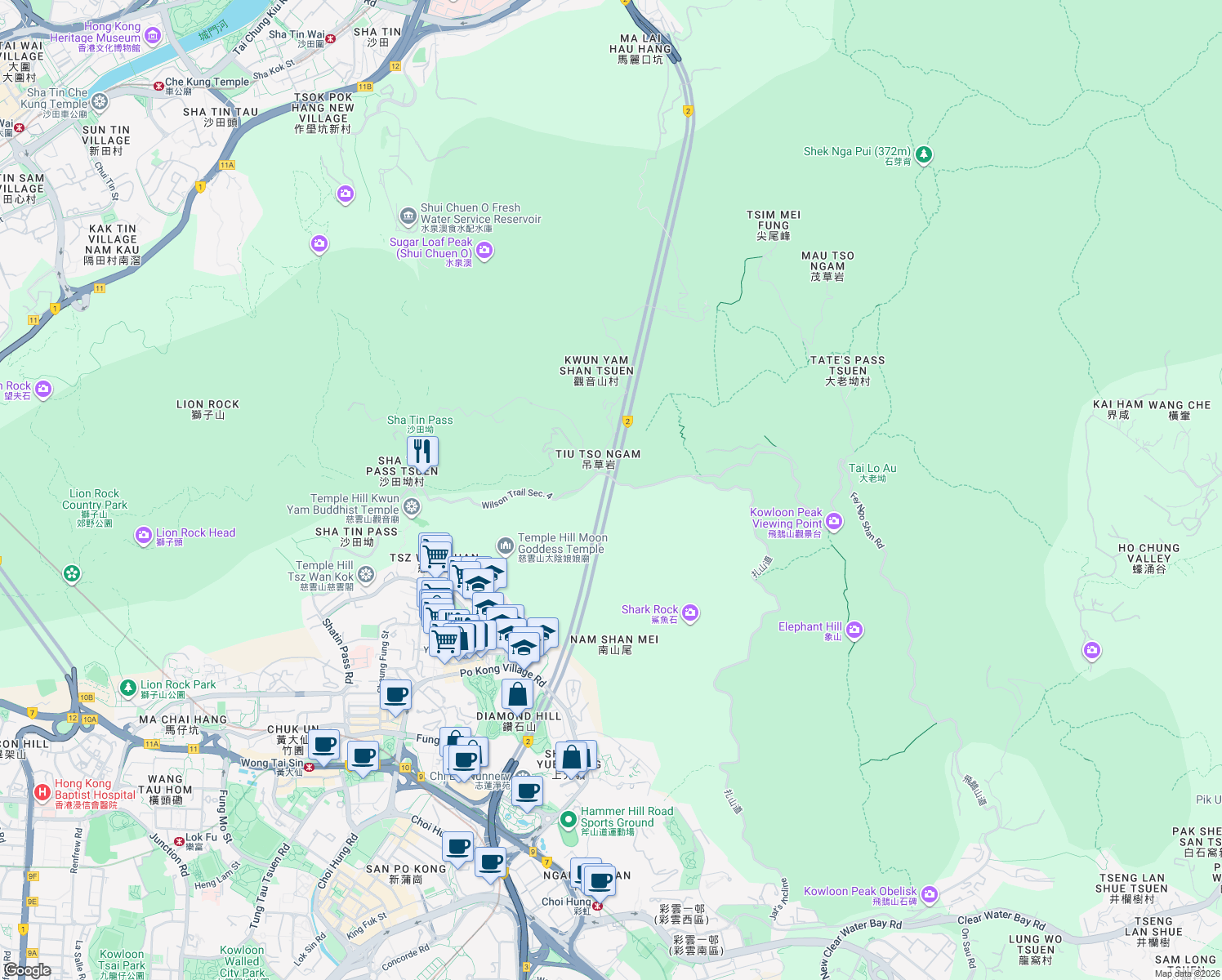 map of restaurants, bars, coffee shops, grocery stores, and more near in 