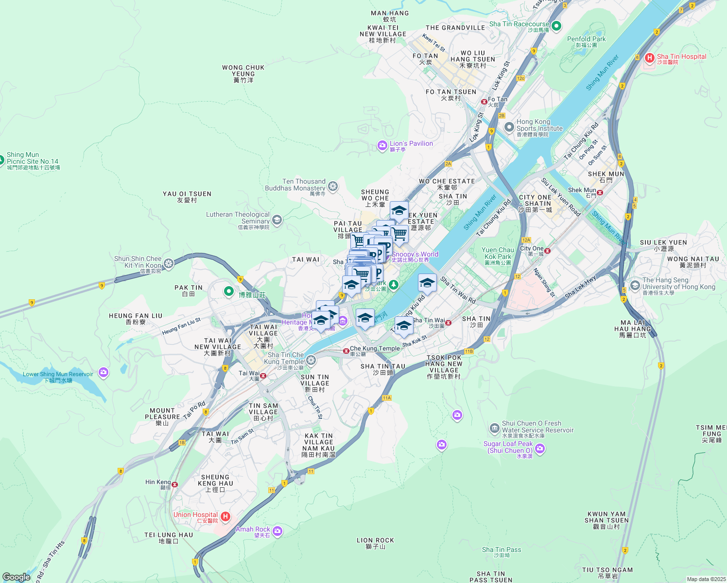 map of restaurants, bars, coffee shops, grocery stores, and more near in 