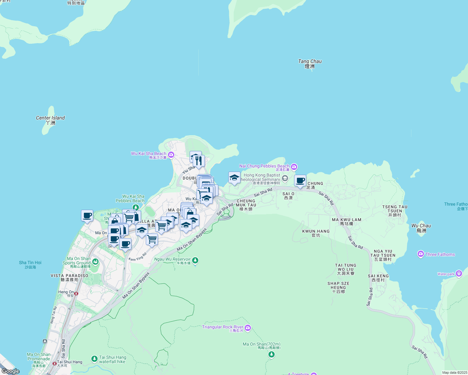 map of restaurants, bars, coffee shops, grocery stores, and more near in 
