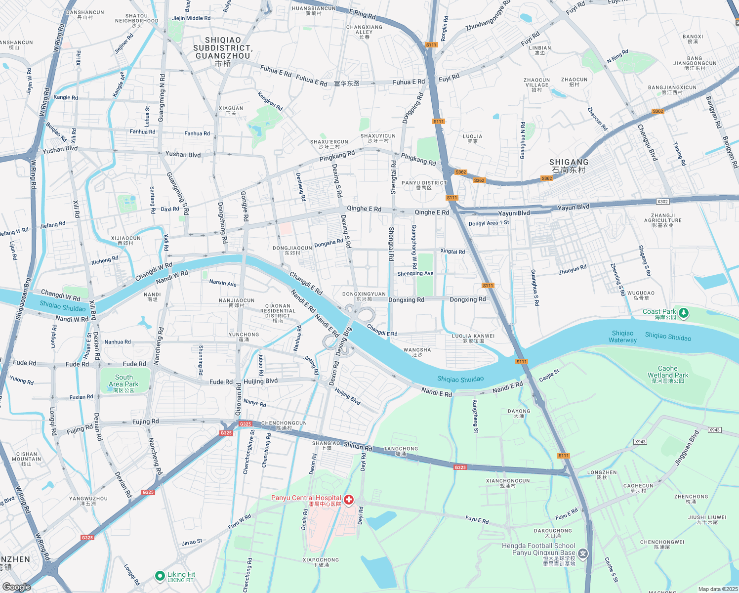 map of restaurants, bars, coffee shops, grocery stores, and more near 31 Dong Xing Lu in Guang Zhou Shi