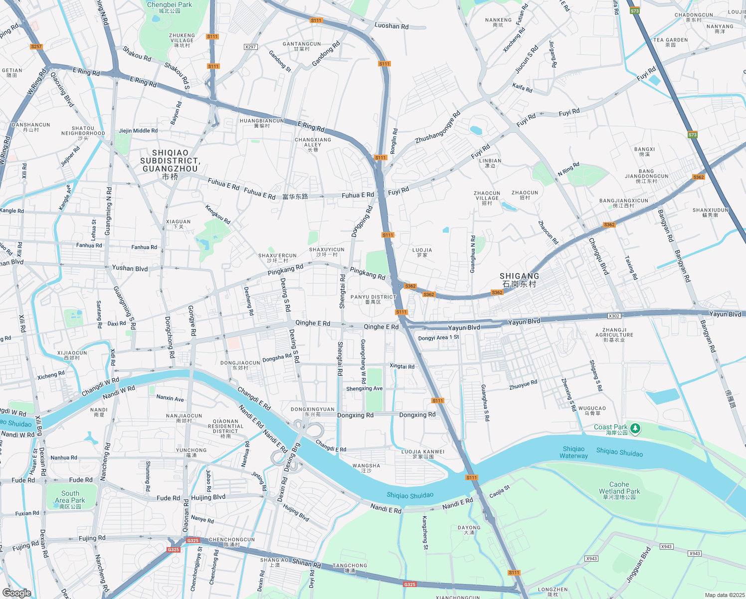 map of restaurants, bars, coffee shops, grocery stores, and more near in Guangzhou