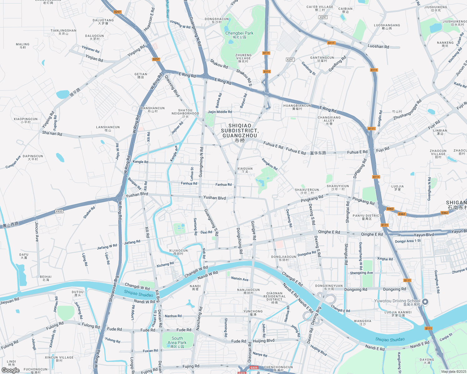 map of restaurants, bars, coffee shops, grocery stores, and more near 1-1148 Fan Hua Lu in Guang Zhou Shi