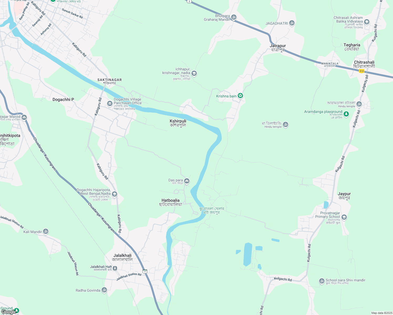 map of restaurants, bars, coffee shops, grocery stores, and more near in Jatrapur