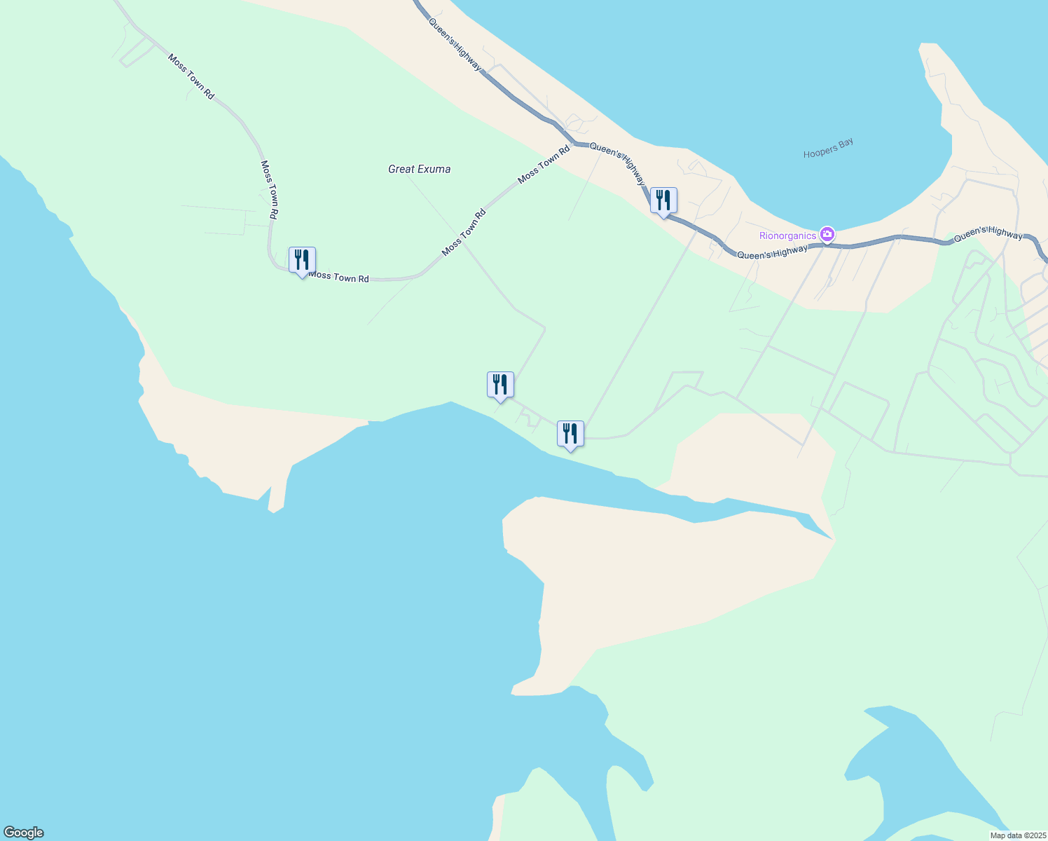 map of restaurants, bars, coffee shops, grocery stores, and more near in George Town