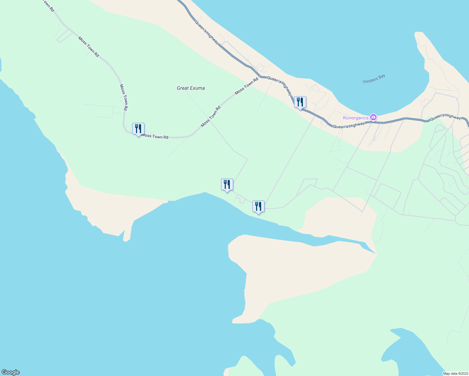 map of restaurants, bars, coffee shops, grocery stores, and more near in George Town