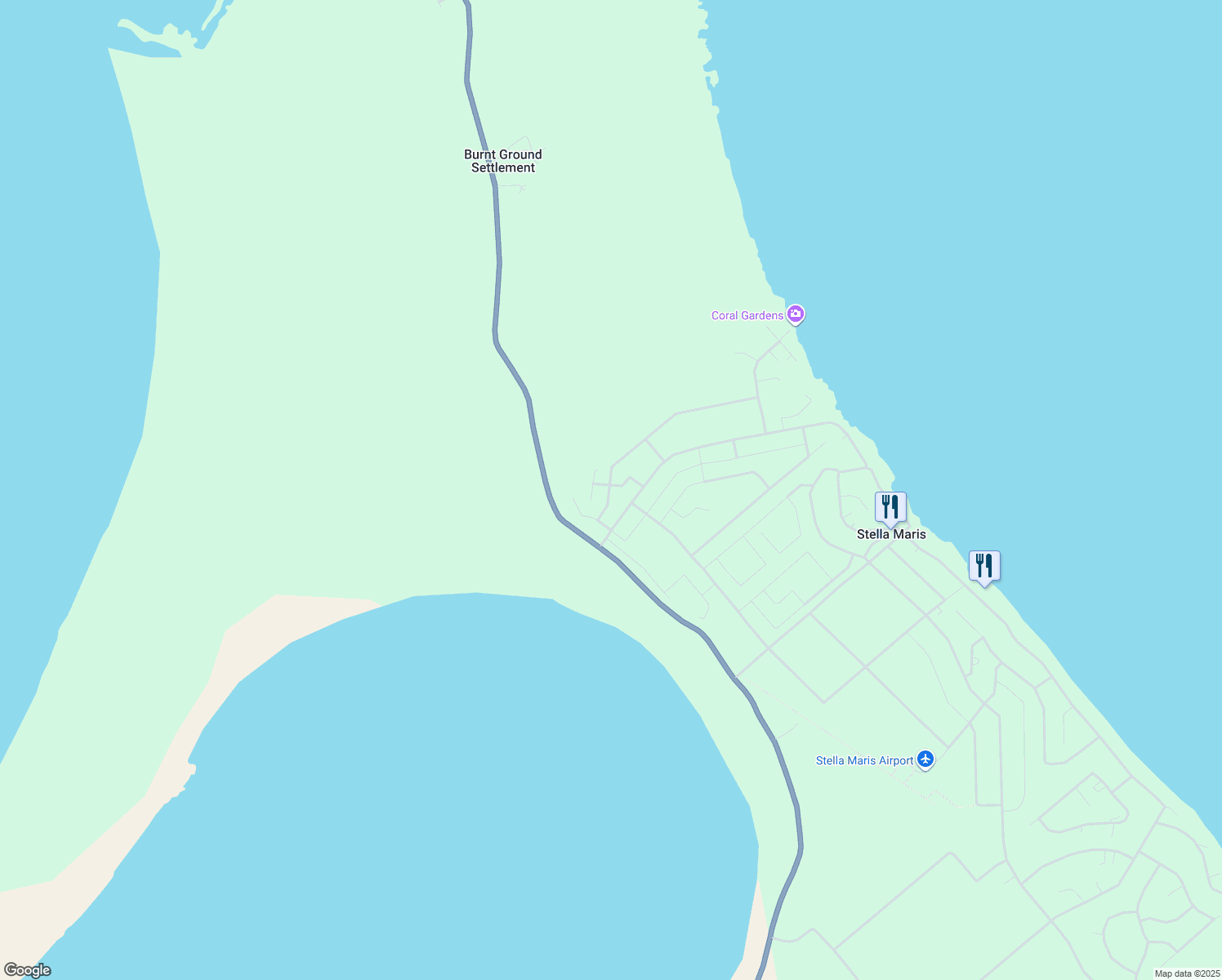 map of restaurants, bars, coffee shops, grocery stores, and more near in Stella Maris