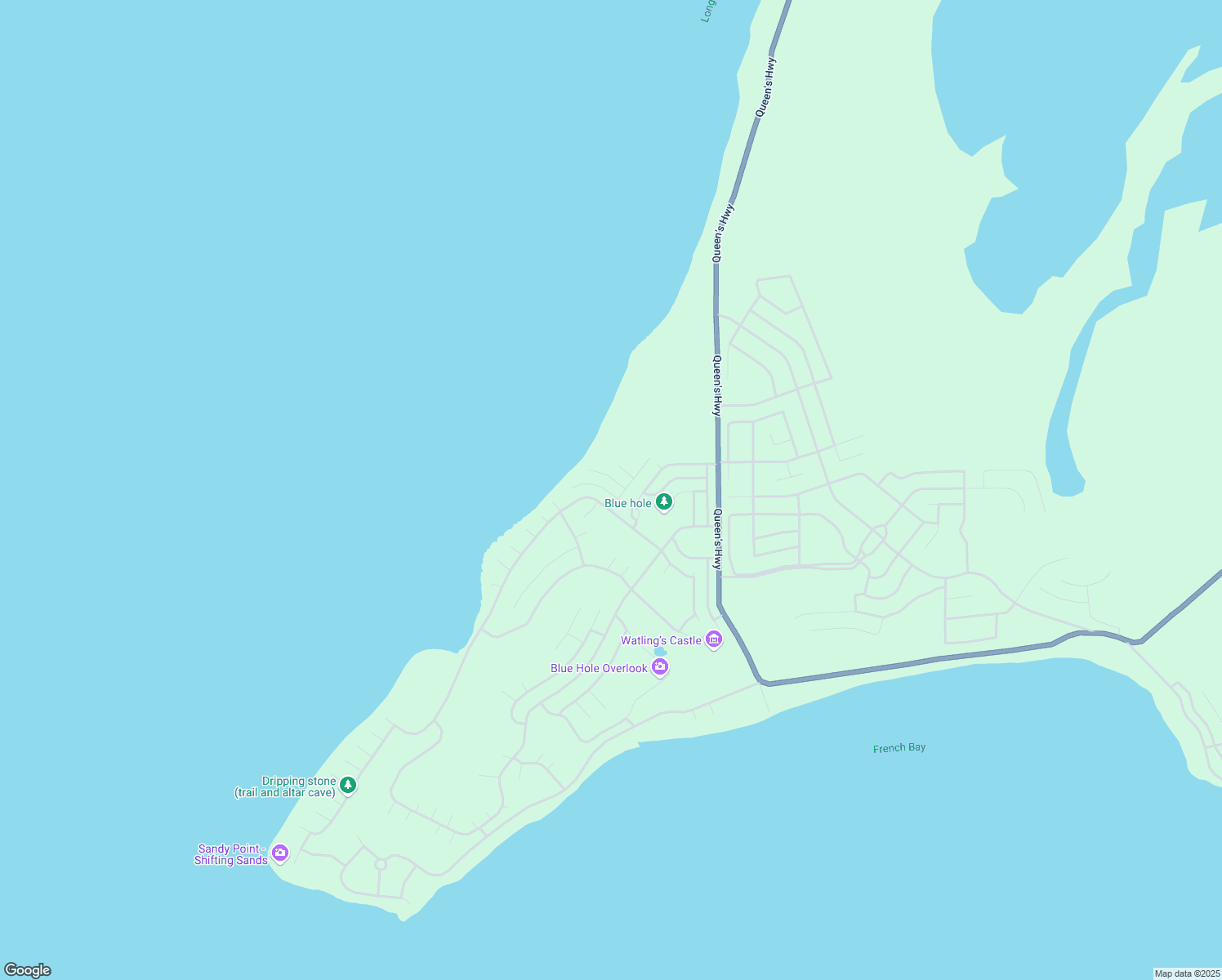 map of restaurants, bars, coffee shops, grocery stores, and more near in Sugar Loaf Settlement