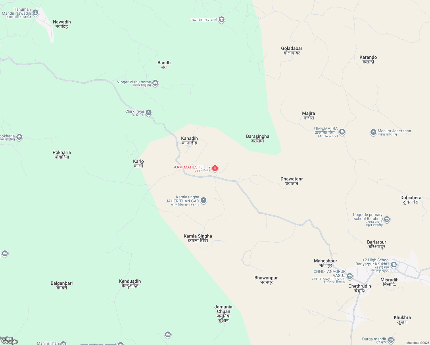 map of restaurants, bars, coffee shops, grocery stores, and more near in Giridih