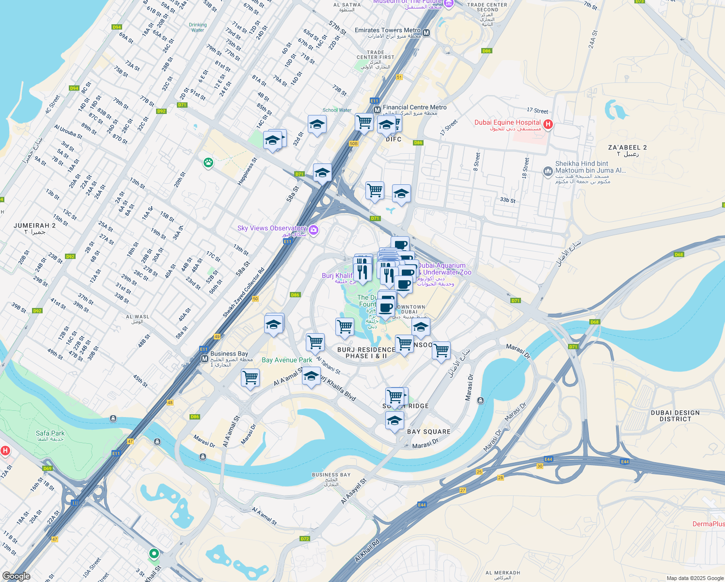 Dubai Dubai Walk Score