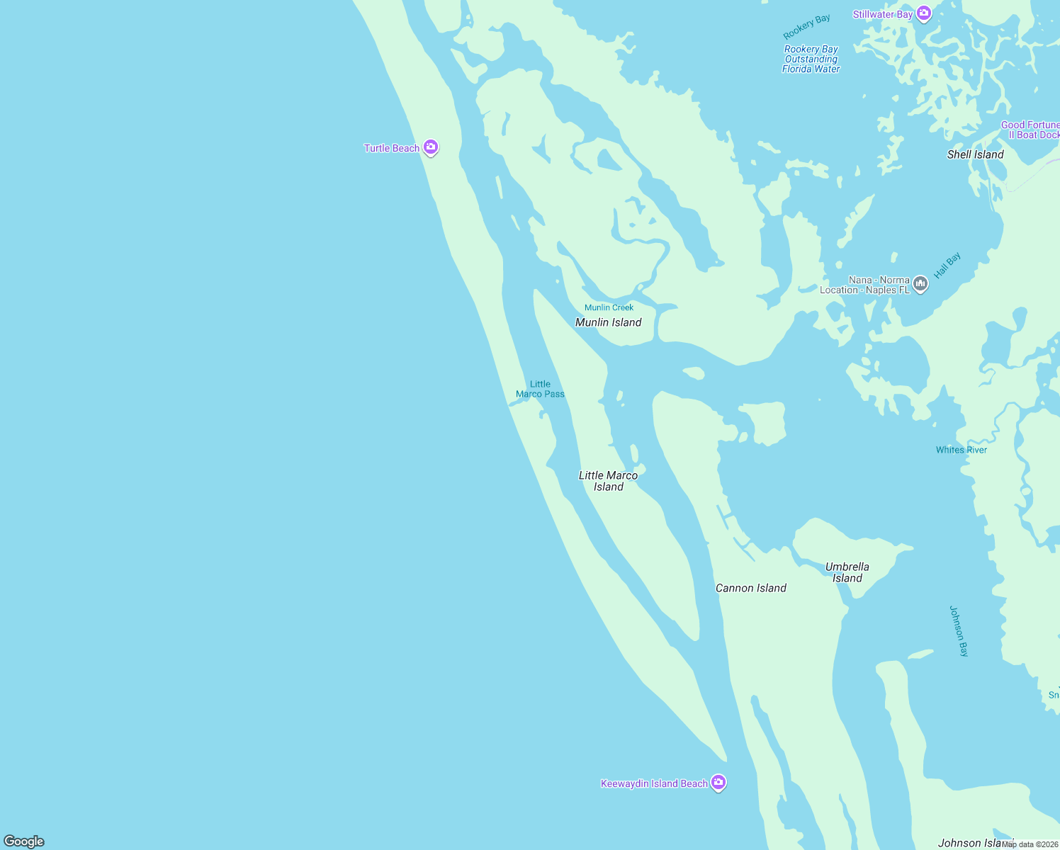 map of restaurants, bars, coffee shops, grocery stores, and more near 11799 Keewaydin Is in Naples