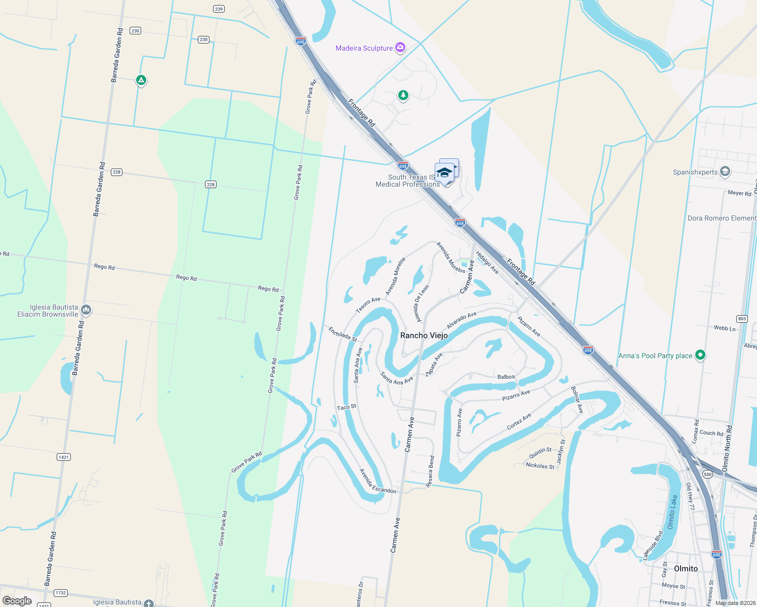 map of restaurants, bars, coffee shops, grocery stores, and more near 700 Avenida Tesoro in Rancho Viejo