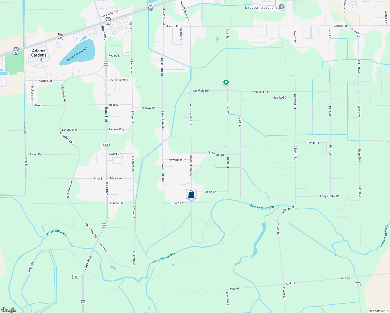 map of restaurants, bars, coffee shops, grocery stores, and more near 16030 November Dr in Harlingen