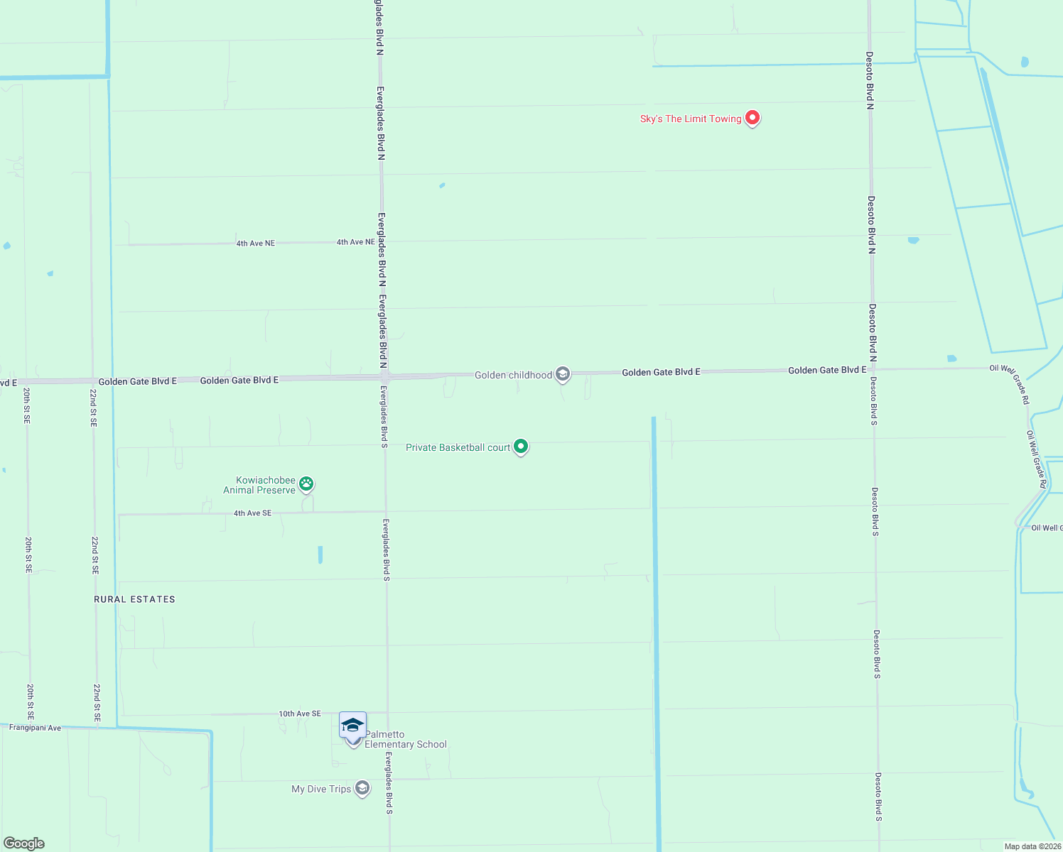 map of restaurants, bars, coffee shops, grocery stores, and more near 3541 2nd Avenue Southeast in Naples
