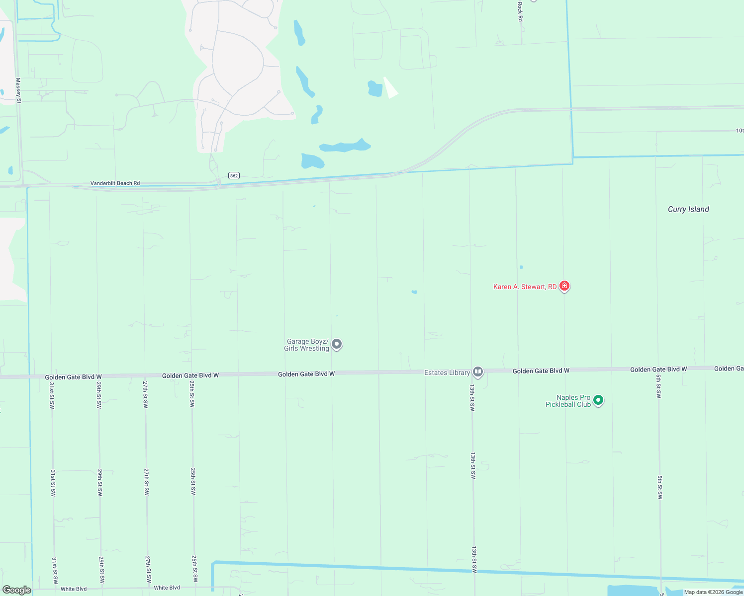 map of restaurants, bars, coffee shops, grocery stores, and more near 321 17th Street Northwest in Naples