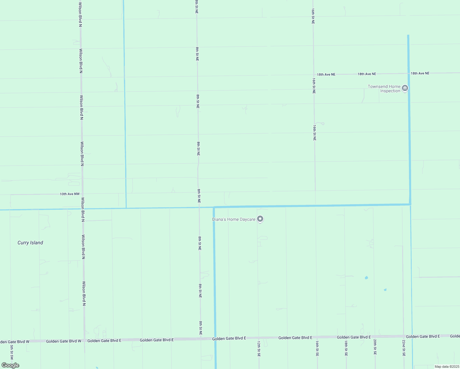 map of restaurants, bars, coffee shops, grocery stores, and more near 1021 10th Ave NE in Naples