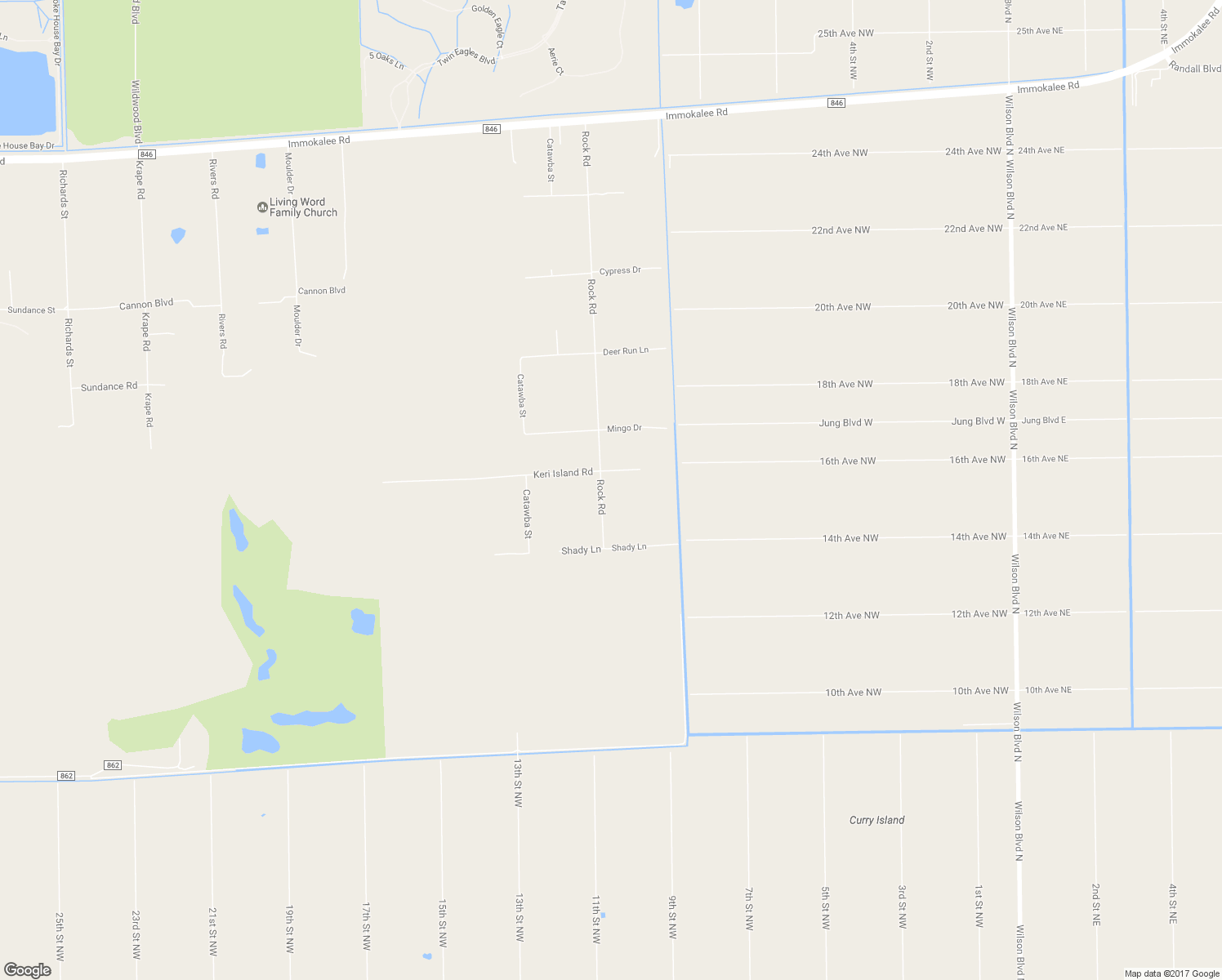 map of restaurants, bars, coffee shops, grocery stores, and more near 1530 Rock Road in Naples