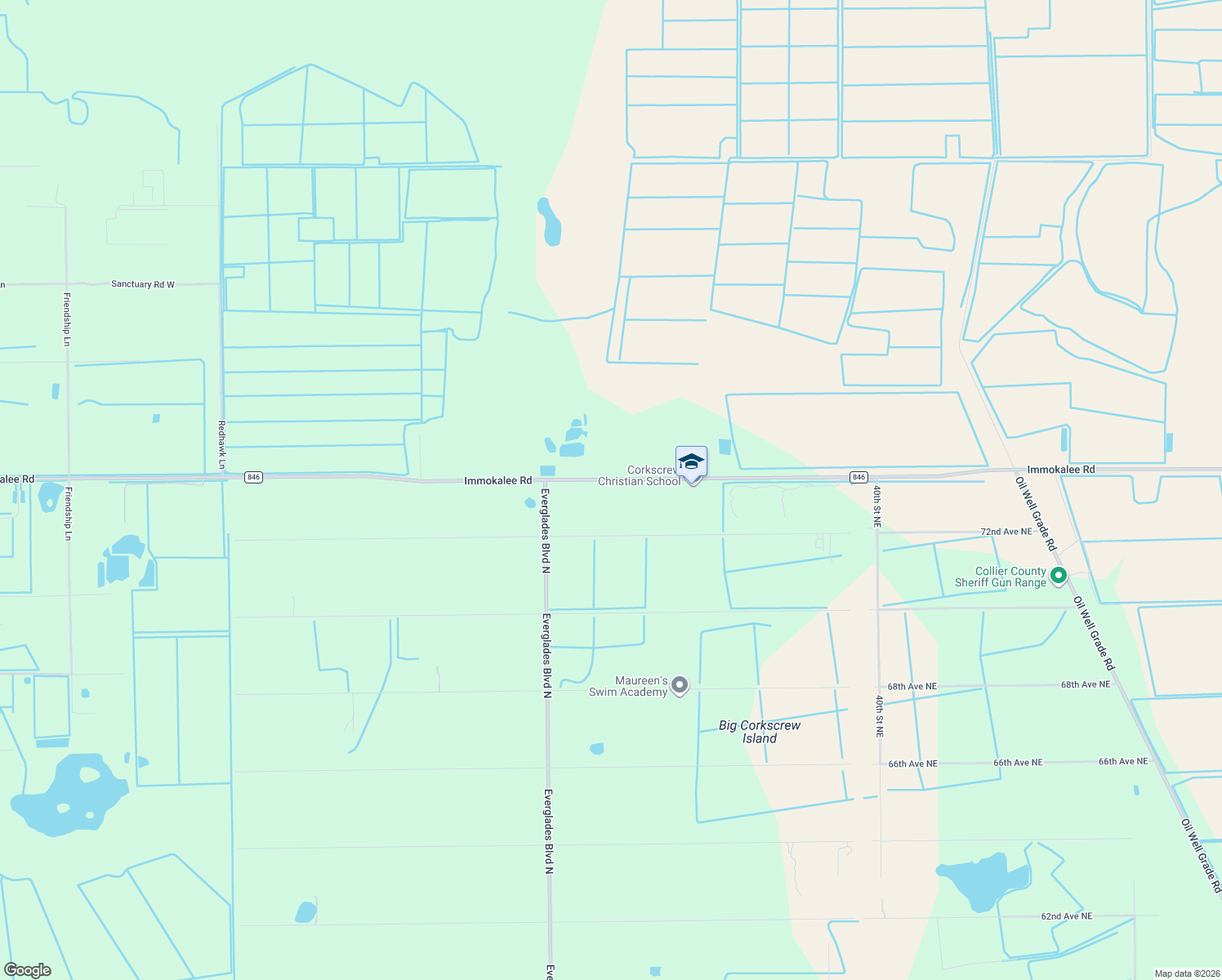 map of restaurants, bars, coffee shops, grocery stores, and more near 29050 Immokalee Road in Naples