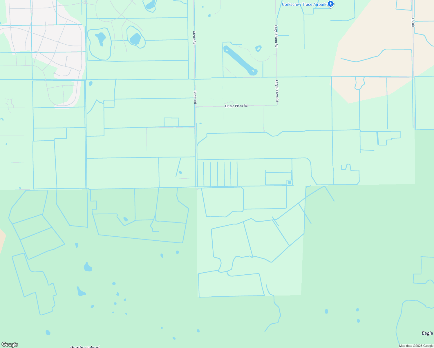 map of restaurants, bars, coffee shops, grocery stores, and more near 21991 Carter Road in Estero