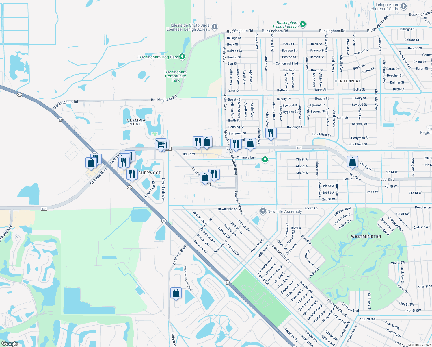 5582 Lee Street, Lehigh Acres FL Walk Score
