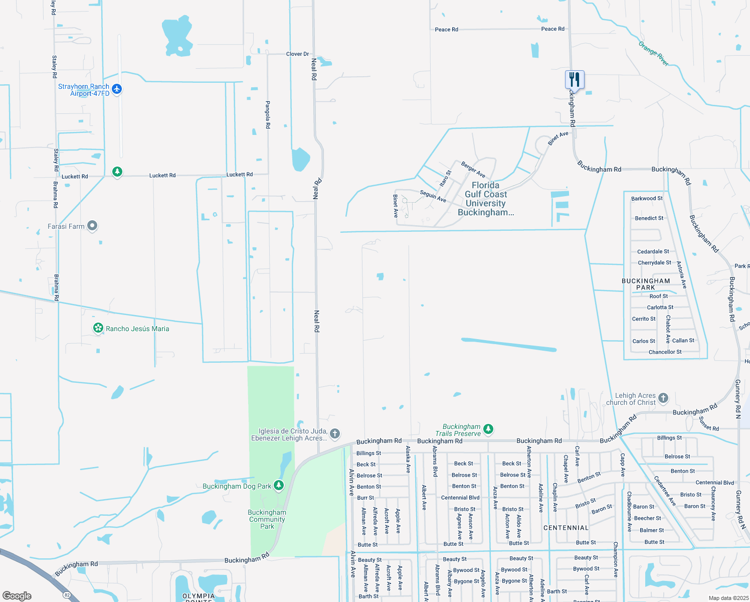 map of restaurants, bars, coffee shops, grocery stores, and more near 6631 Westwood Acres Road in Fort Myers