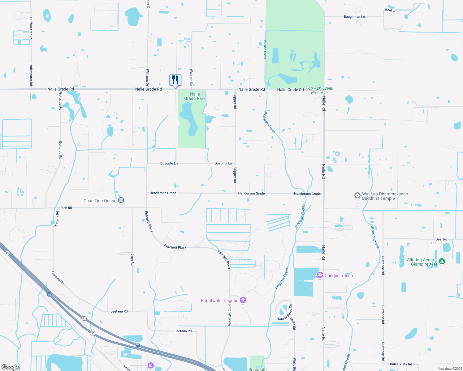 map of restaurants, bars, coffee shops, grocery stores, and more near 8701 Henderson Grade in North Fort Myers