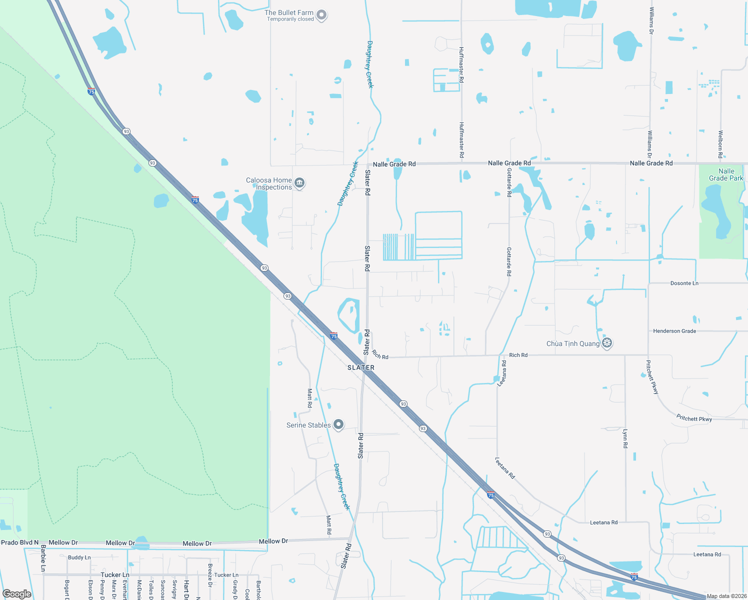 map of restaurants, bars, coffee shops, grocery stores, and more near 19290 Slater Road in North Fort Myers