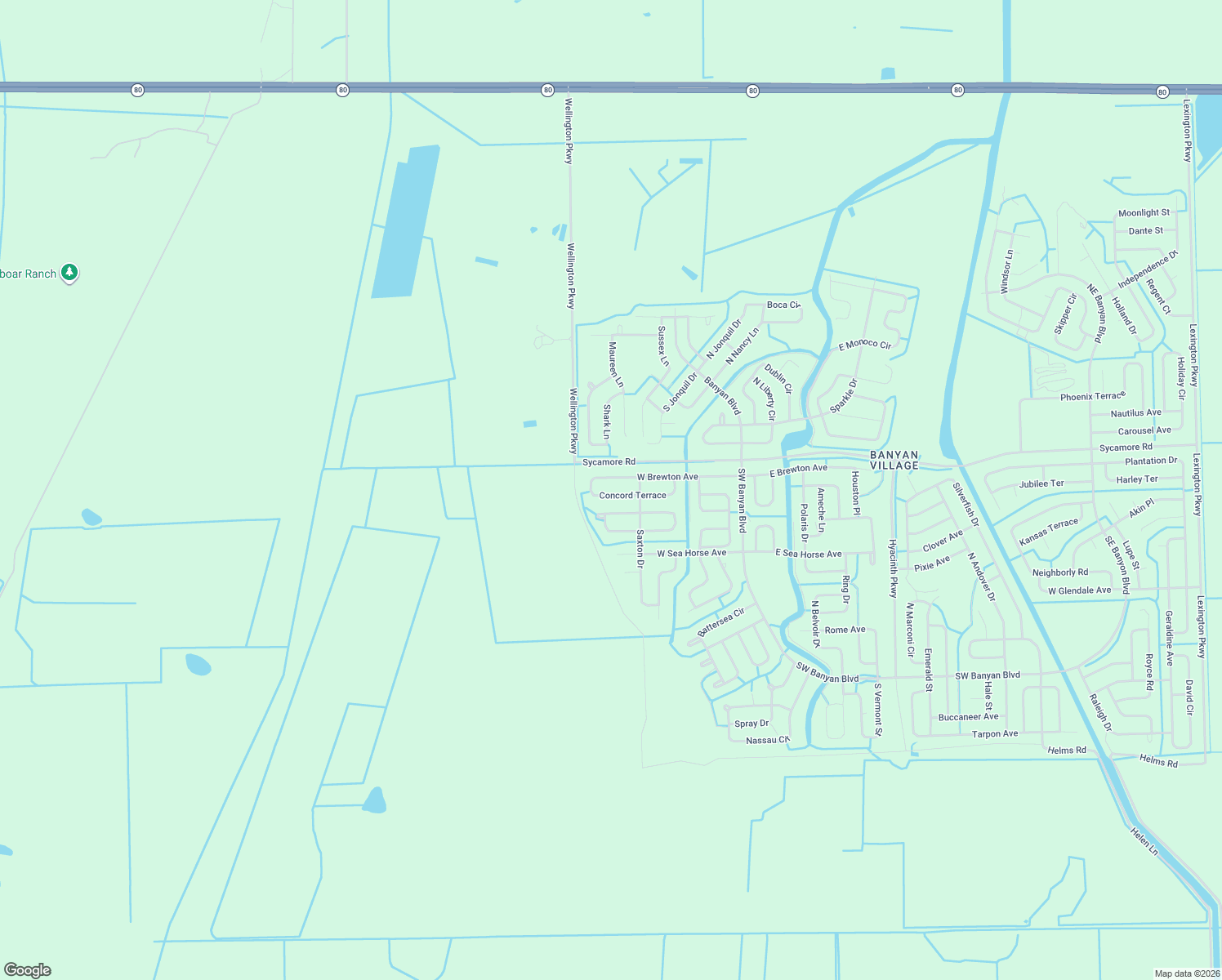 map of restaurants, bars, coffee shops, grocery stores, and more near 179 Concord Loop in LaBelle