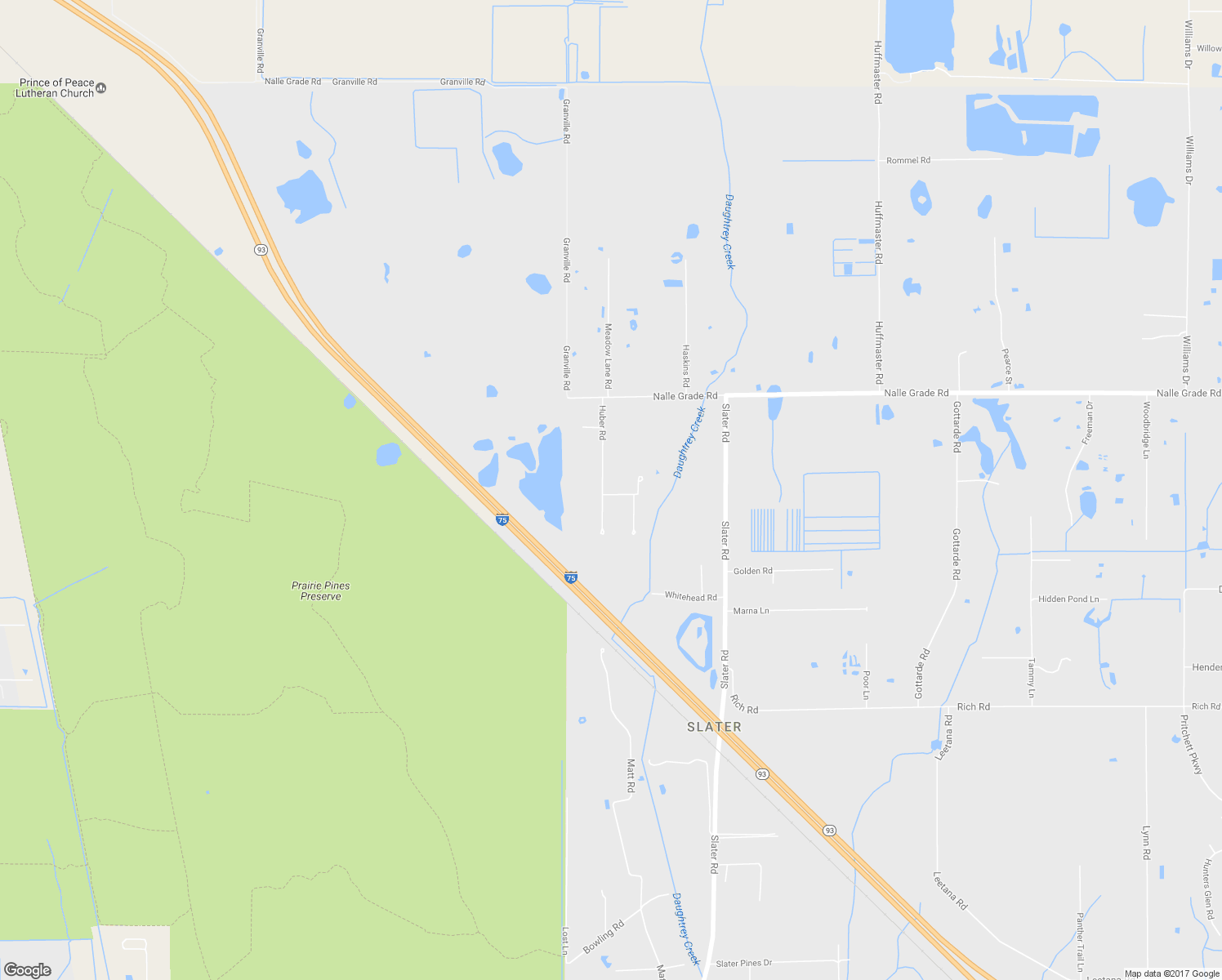 map of restaurants, bars, coffee shops, grocery stores, and more near 19710 Huber Road in North Fort Myers