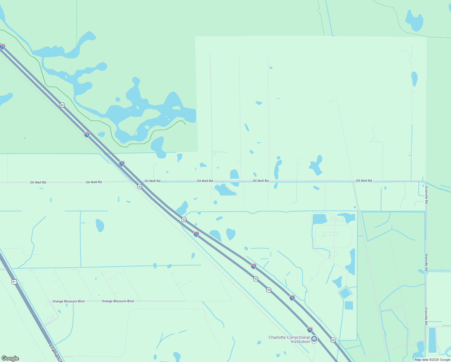 map of restaurants, bars, coffee shops, grocery stores, and more near 32342 Oil Well Road in Punta Gorda