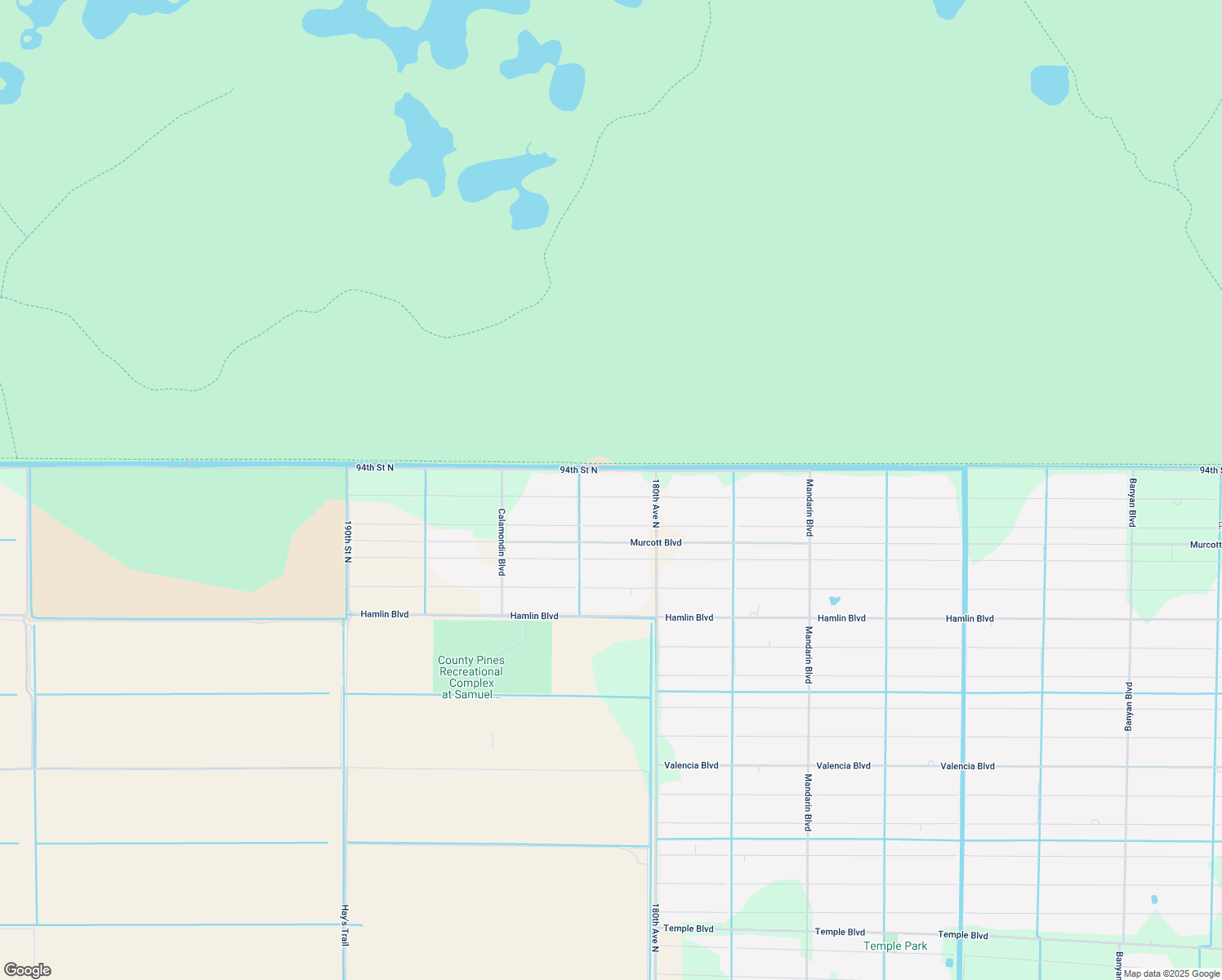 map of restaurants, bars, coffee shops, grocery stores, and more near 18141 93rd Road North in Loxahatchee