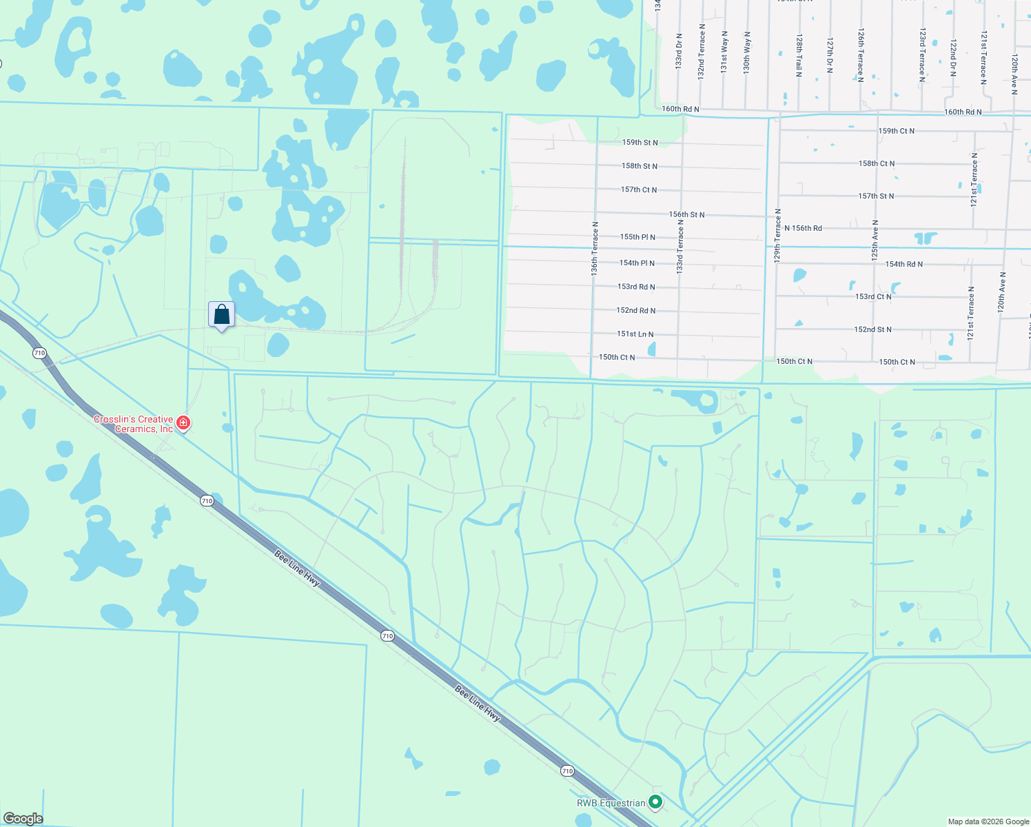 map of restaurants, bars, coffee shops, grocery stores, and more near 14880 Wind River Dr in West Palm Beach