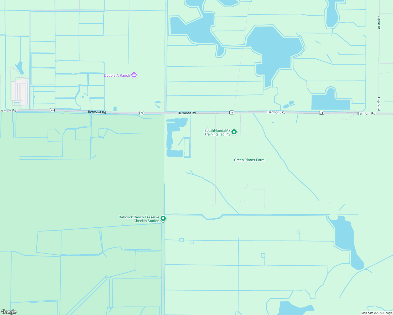 map of restaurants, bars, coffee shops, grocery stores, and more near 48341 Bermont Road in Punta Gorda