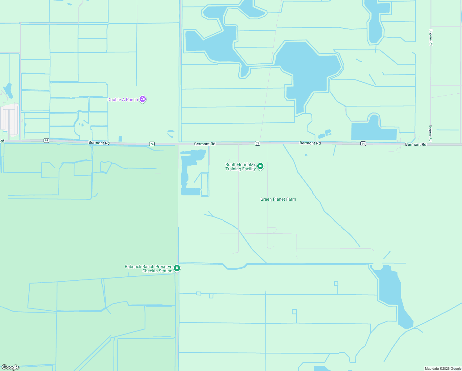 map of restaurants, bars, coffee shops, grocery stores, and more near 48461 Bermont Road in Punta Gorda