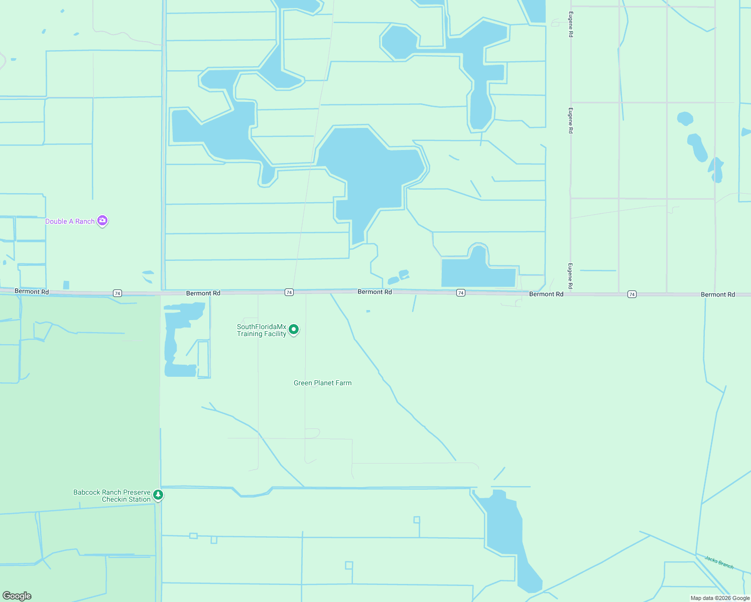 map of restaurants, bars, coffee shops, grocery stores, and more near 49121 Bermont Road in Punta Gorda