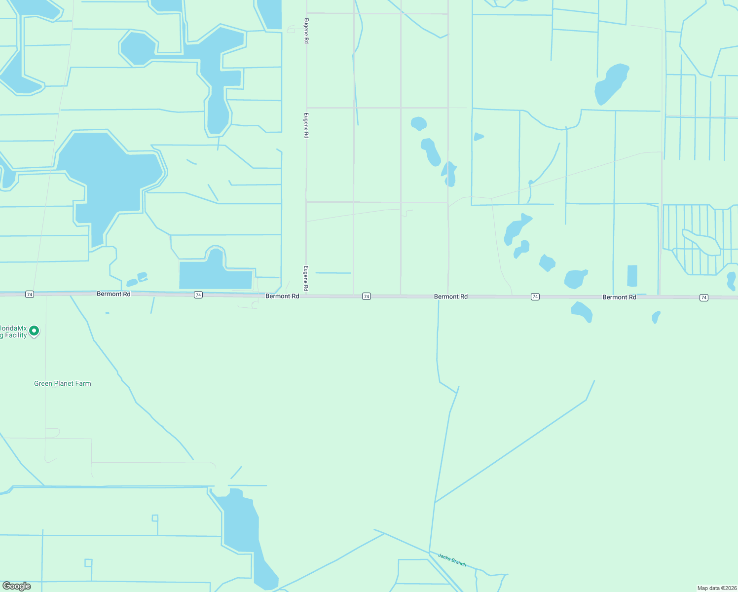 map of restaurants, bars, coffee shops, grocery stores, and more near 50416 Bermont Road in Punta Gorda