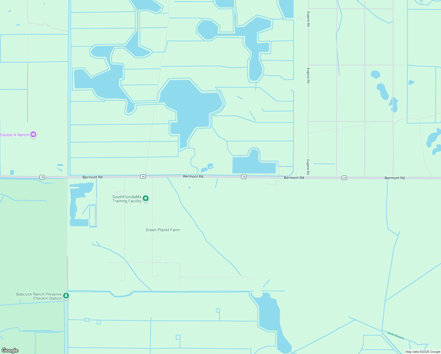 map of restaurants, bars, coffee shops, grocery stores, and more near 49355 Bermont Road in Punta Gorda